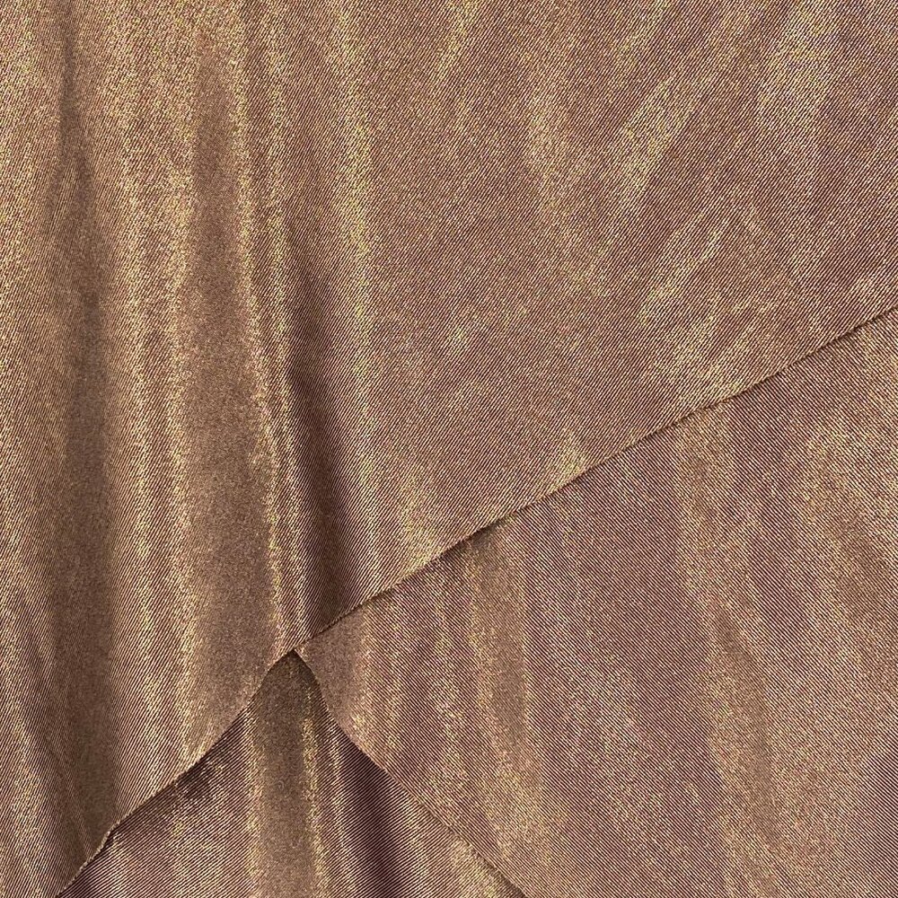 Chico's Brown Long Sleeve Tunic Blouse | V-Neck, Made in USA - Picture 5 of 6